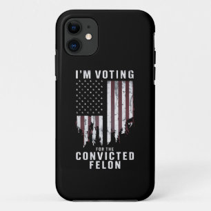 有罪の重罪者に投票 プロトランプ 2024 iPhone 11 ケース
