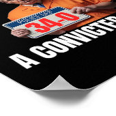 有罪トランプ2024選挙アメリカ人 ポスター (角)