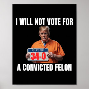 有罪トランプ2024選挙アメリカ人 ポスター