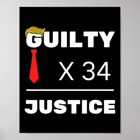有罪トランプ2024選挙アメリカ人 ポスター (正面)