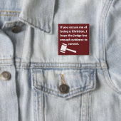 有罪判決を受けたキリスト教引用文ことわざ 缶バッジ (インサイチュ)