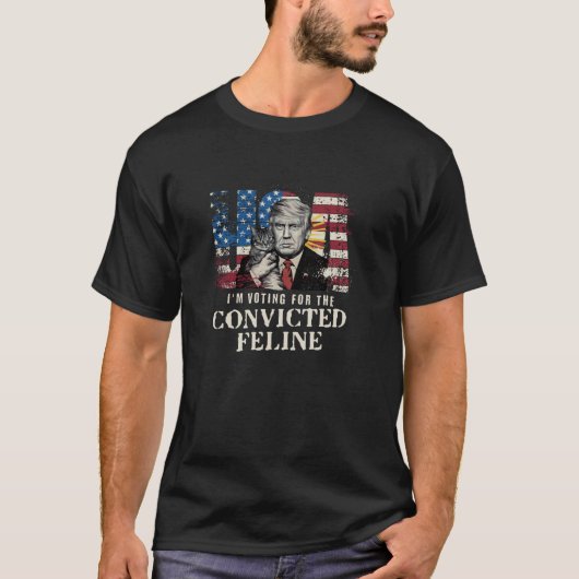 有罪判決を受けたフェロの投票を行う Tシャツ (正面)