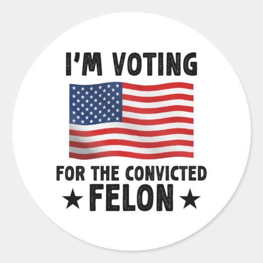 有罪判決を受けたフェロンの贈り物に投票する ラウンドシール (正面)