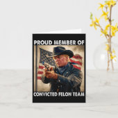 有罪判決を受けたフェロンチームのメンバーDonald Trump 2024 カード (黄色い花)