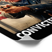 有罪判決を受けたフェロンチームのメンバーDonald Trump 2024 ポスター (角)