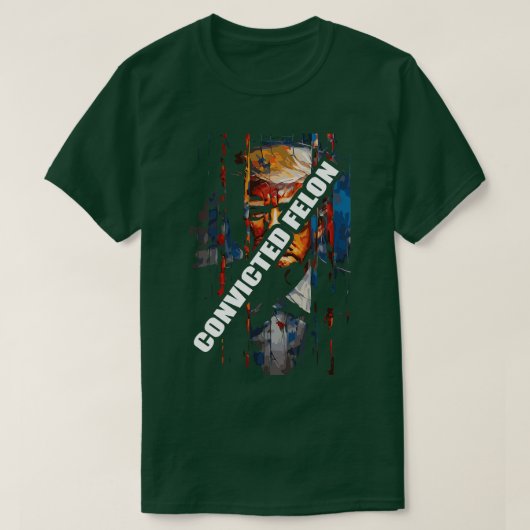 有罪判決を受けたフェロントランプ Tシャツ (デザイン正面)