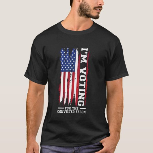 有罪判決を受けたフェロン大統領に投票する Tシャツ (正面)