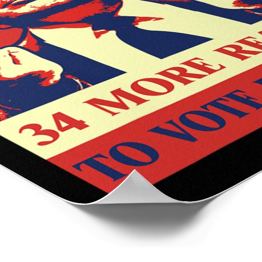 有罪判決を受けたフェロン34トランプに投票する他の理由 ポスター (角)