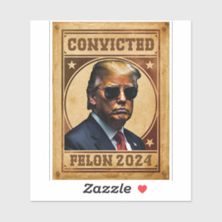 有罪判決を受けたフェロン・トランプ・ムグショットの投票をしている シール