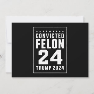 有罪判決を受けたフェロン 4th July トランプ 2024 招待状