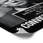 有罪判決を受けた重罪人に投票しない – アンチトランプ4 ポスター (角)