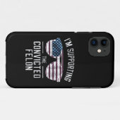 有罪判決を受けた重罪犯 支持 トランプ 2024 Case-Mate iPhoneケース (裏面(横))