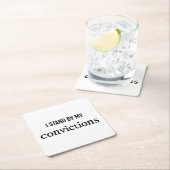 有罪判決紙コースター スクエアペーパーコースター (インサイチュ)