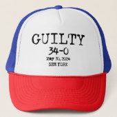有罪34-0シャツ キャップ (正面)