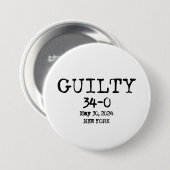 有罪34-0シャツ 缶バッジ (正面&裏面)