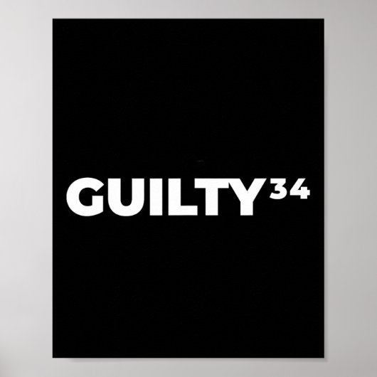 有罪&#；カウント ポスター (正面)