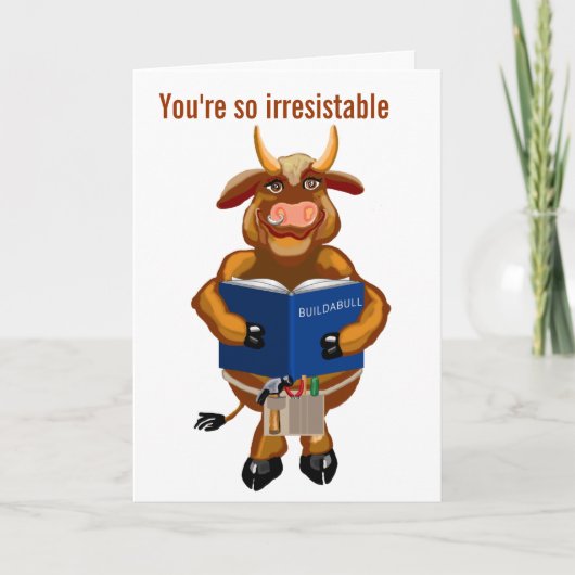 有能で頼りになる愛すべき男のための誕生日 カード (正面)