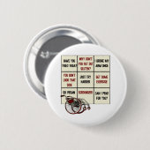 有能なビンゴ・ダイラビティー・ユーモア!無効なユーザーの場合 缶バッジ (正面&裏面)