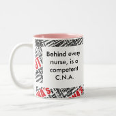 有能なCNAマグカップ ツートーンマグカップ (左)