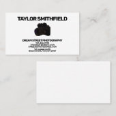 有色ホログラフィックカメラ撮影 名刺 (正面/裏面)