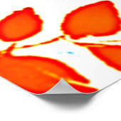 有色リーフ反復 ポスター (角)