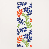 有色リーフ反復 ヨガマット (正面)