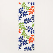 有色リーフ反復 ヨガマット (裏面)