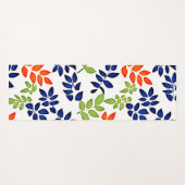 有色リーフ反復 ヨガマット (正面(横))