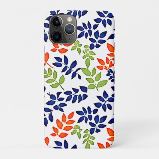 有色リーフ反復 Case-Mate iPhoneケース (裏)
