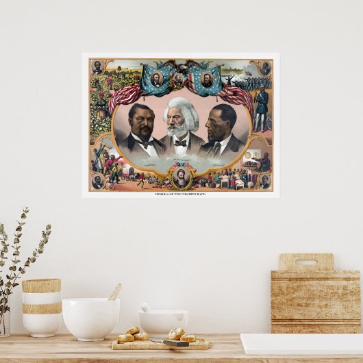 有色人種の英雄 ポスター (キッチン)