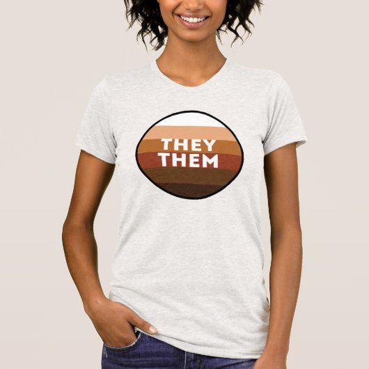 有色人種プライドTシャツ Tシャツ (正面)