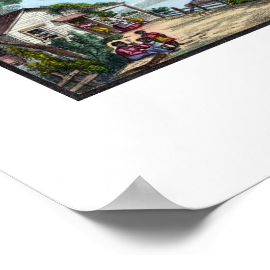 有色人種 ポスター (角)