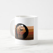 有色人種（POC）プライド コーヒーマグカップ (正面左)