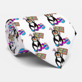 有色卵のイースターペンギン ネクタイ (ロール)