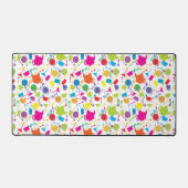 有色厨房付き模様物 デスクマット (正面)