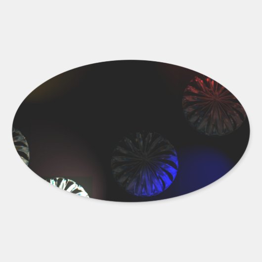 有色嚢状イメージャ 楕円形シール (正面)