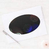 有色嚢状イメージャ 楕円形シール (封筒)