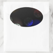 有色嚢状イメージャ 楕円形シール (バッグ)