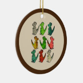 有色恐竜 セラミックオーナメント (右)