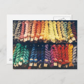 有色糸自由 ポストカード (正面/裏面)