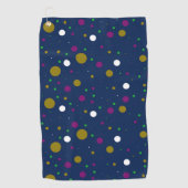 有色紙吹雪 ゴルフタオル (正面)