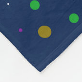 有色紙吹雪 フリースブランケット (角)