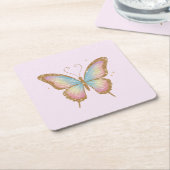 有色翼 スクエアペーパーコースター (アングル)