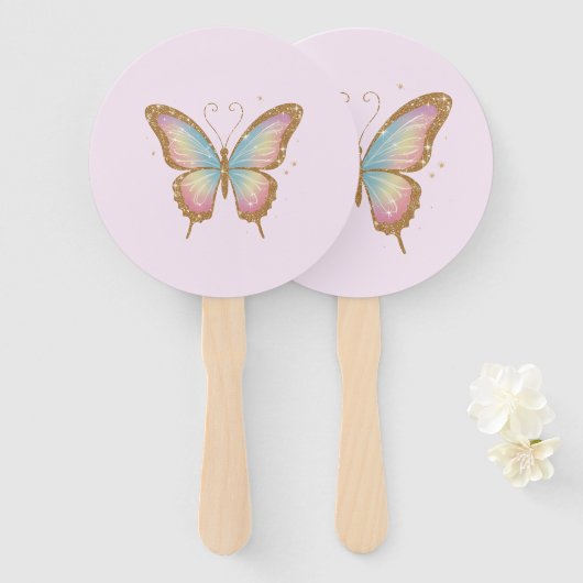 有色翼 ハンドファン (正面&裏面)