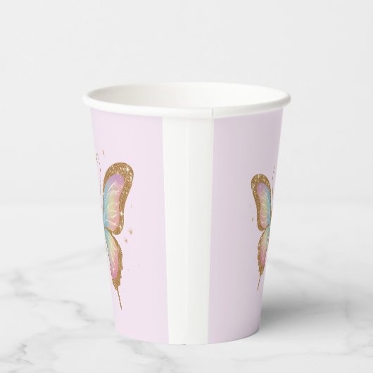 有色翼 紙コップ (右)