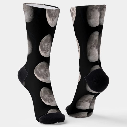 有蓋月相NASAの画像 ソックス (傾斜あり)