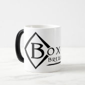 有蓋貨車の醸造のマグ モーフィングマグカップ (正面左)