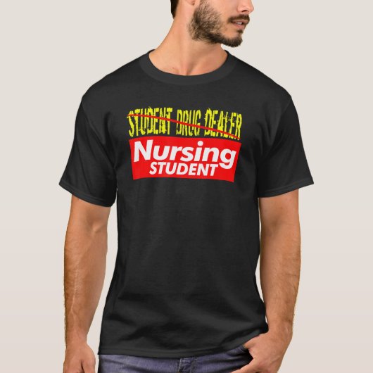 有識者の薬剤師薬局ナースNur Tシャツ (正面)