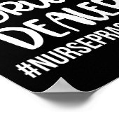 有識者ナース医おもしろい者グラード ポスター (角)