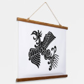 有足フェニックス 吊り下げ型タペストリー (傾斜あり)